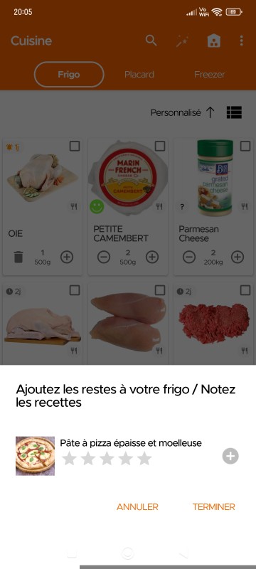 Add leftovers to your kitchen prompt